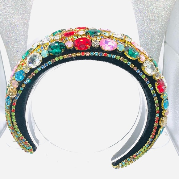 Colorful Rhinestone Headband - Picture 4 of 5